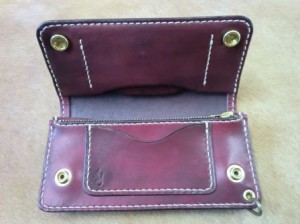 2ボタンロング赤茶-4