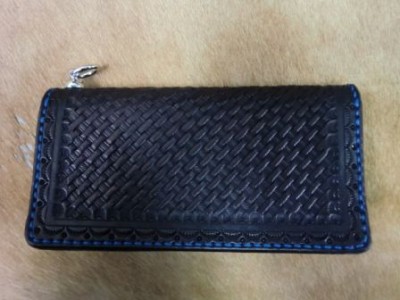 バスケット青ステッチ-2