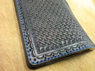 バスケット青ステッチ-5