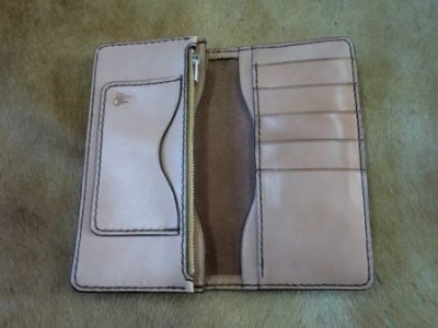 長財布茶色ー４