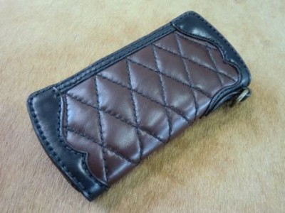 ダイヤキルティング茶-1