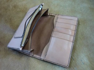 長財布茶色ー５