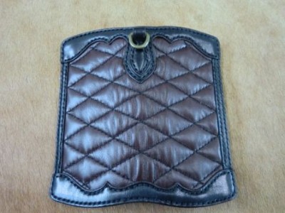 ダイヤキルティング茶-5