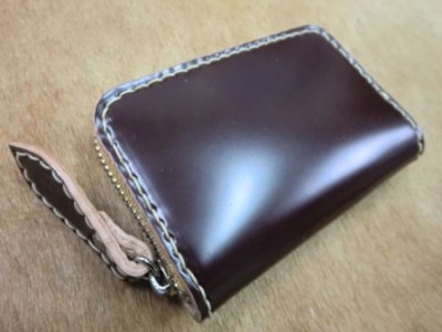 バーガンディー名刺入れ-1